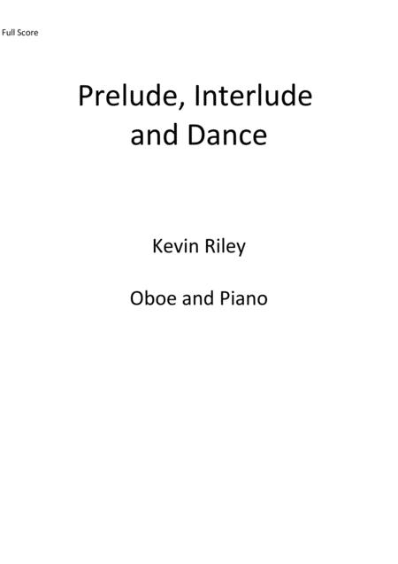 Prelude Interlude And Dance Sheet Music