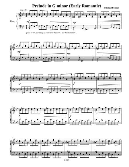 Prelude No 16 In G Minor From 24 Preludes Sheet Music