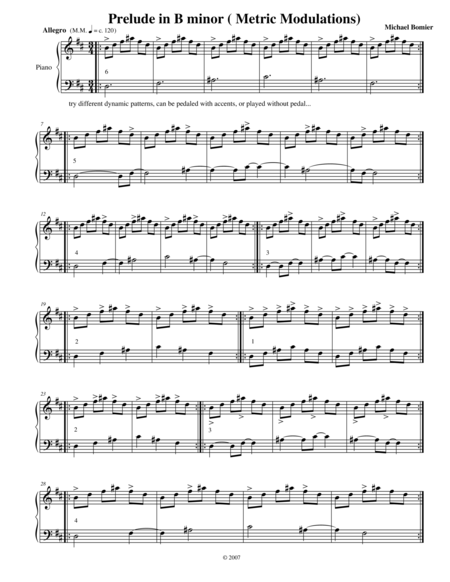 Prelude No 24 In B Minor From 24 Preludes Sheet Music