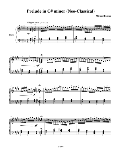 Prelude No 4 In C Minor From 24 Preludes Sheet Music