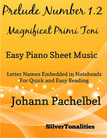 Prelude Number 1 2 Magnificat Primi Toni Easy Piano Sheet Music Sheet Music
