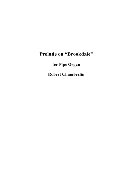 Prelude On Brookdale Sheet Music