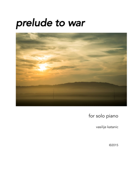 Free Sheet Music Prelude To War