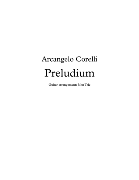 Preludium Acp001 Sheet Music