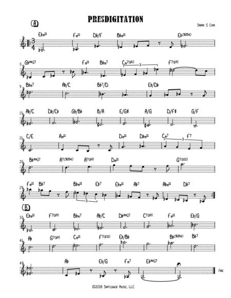 Presdigitation Sheet Music