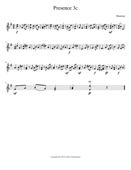 Presence 3c Guitar Sheet Music