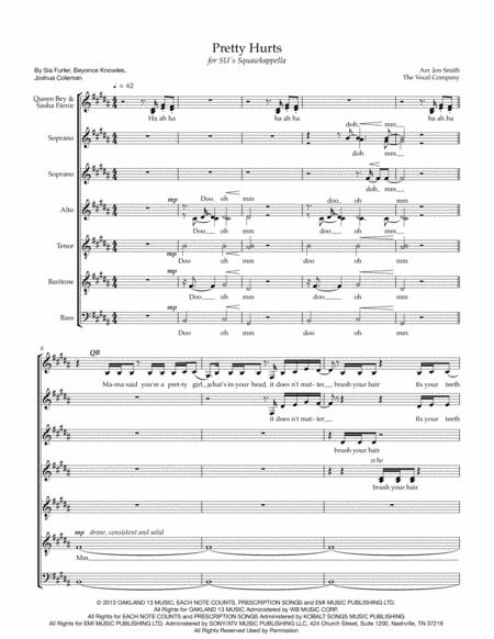 Pretty Hurts Sheet Music