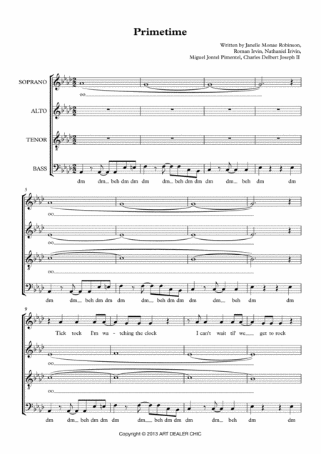 Primetime Sheet Music