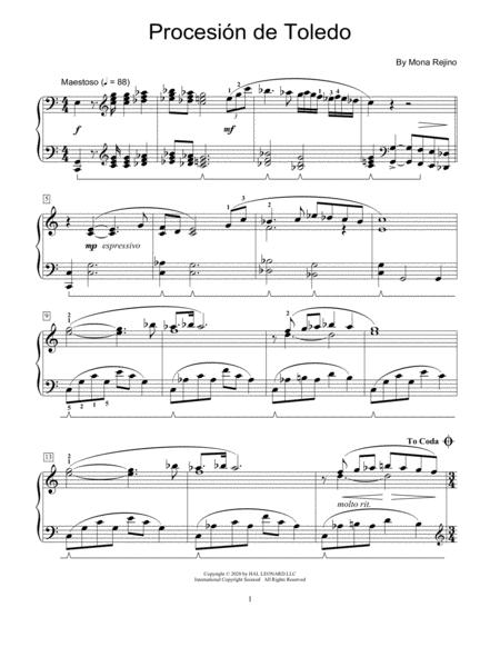 Procesion De Toledo Sheet Music