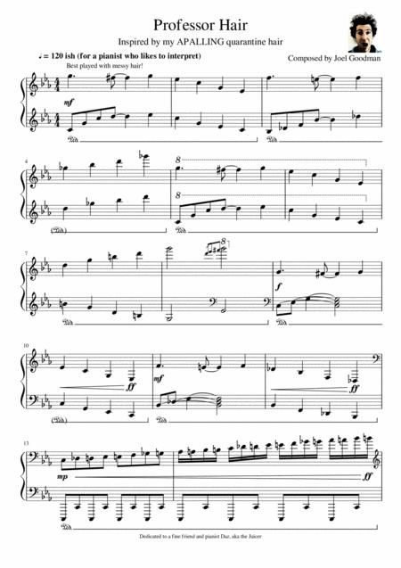 Professor Hair Sheet Music