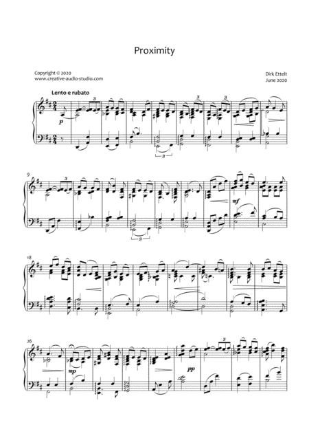 Proximity Sheet Music