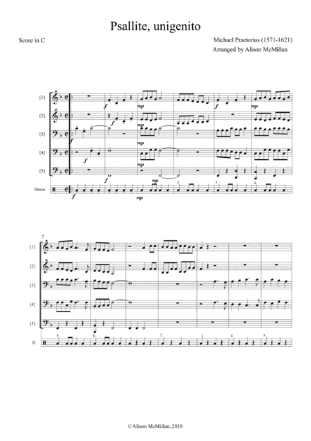 Psallite Unigenito Sheet Music