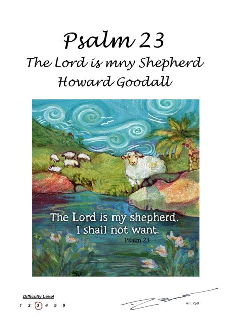 Free Sheet Music Psalm 23 Theme From The Vicar Of Dibley