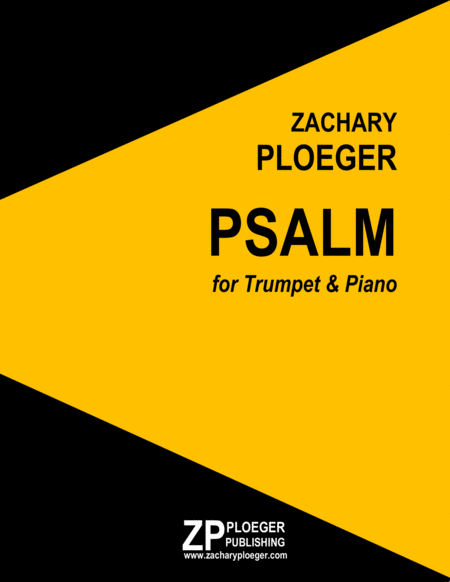 Psalm For Trumpet And Piano Sheet Music