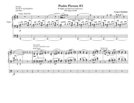 Psalm Picture 3 Set 1 Sheet Music