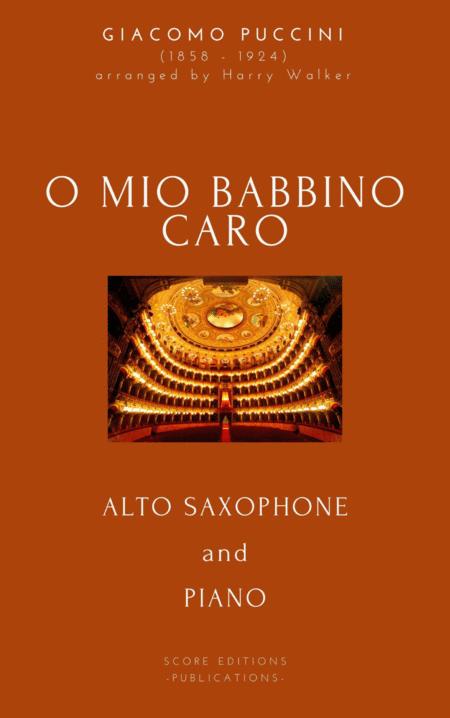 Puccini O Mio Babbino Caro For Alto Saxophone And Piano Sheet Music