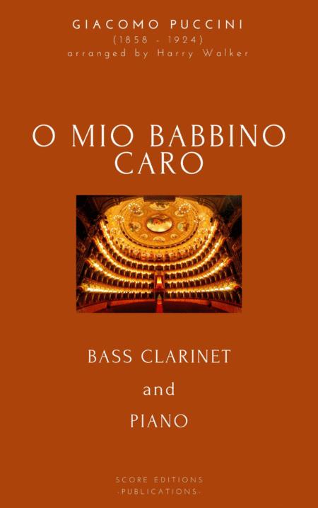 Puccini O Mio Babbino Caro For Bass Clarinet And Piano Sheet Music