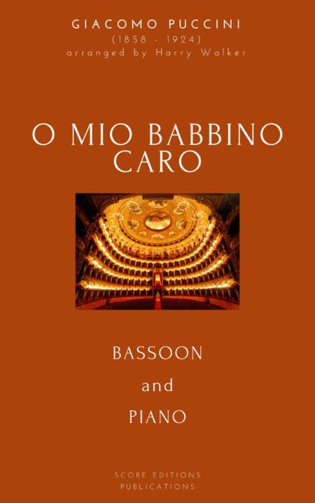 Puccini O Mio Babbino Caro For Bassoon And Piano Sheet Music