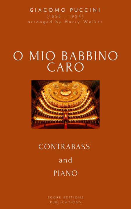 Puccini O Mio Babbino Caro For Contrabass And Piano Sheet Music