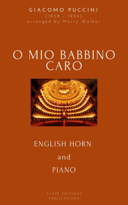 Puccini O Mio Babbino Caro For English Horn And Piano Sheet Music