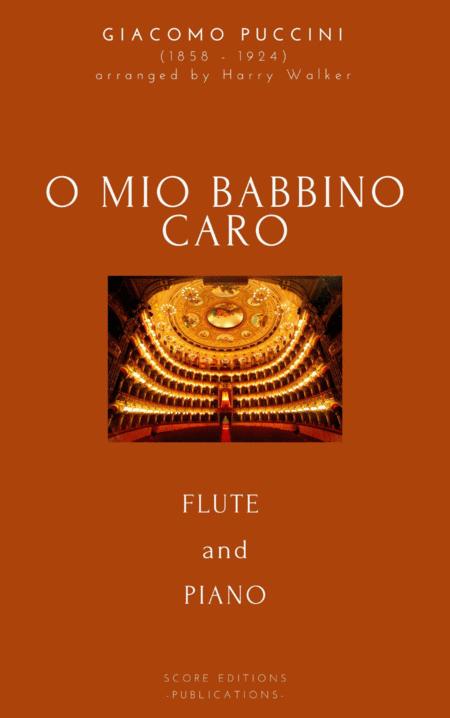 Free Sheet Music Puccini O Mio Babbino Caro For Flute And Piano
