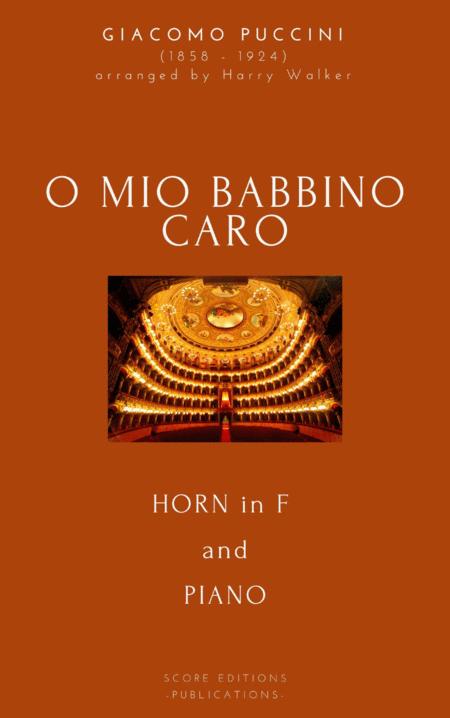 Puccini O Mio Babbino Caro For Horn In F And Piano Sheet Music