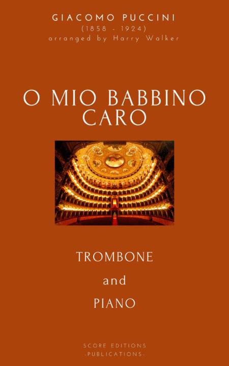 Puccini O Mio Babbino Caro For Trombone And Piano Sheet Music