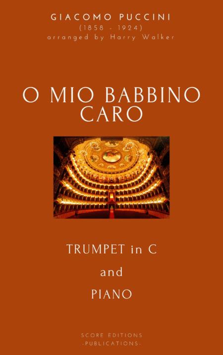 Puccini O Mio Babbino Caro For Trumpet In C And Piano Sheet Music