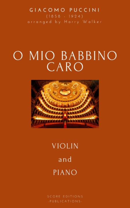 Puccini O Mio Babbino Caro For Violin And Piano Sheet Music