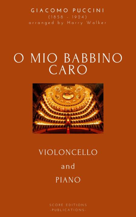 Puccini O Mio Babbino Caro For Violoncello And Piano Sheet Music