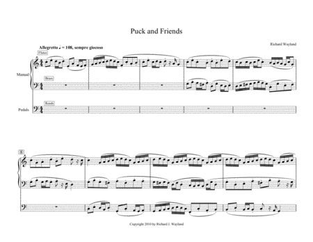 Free Sheet Music Puck And Friends