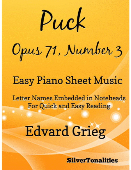 Puck Opus 71 Number 3 Easy Piano Sheet Music Sheet Music