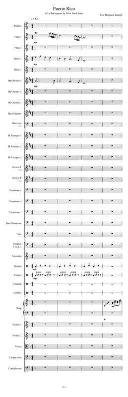 Puerto Rico Sheet Music