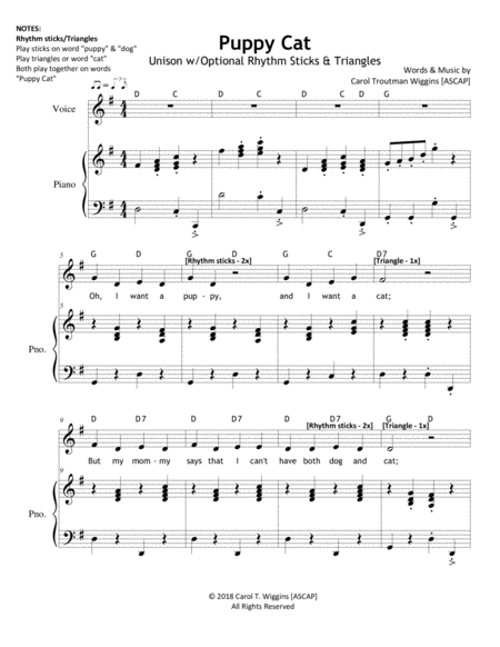 Puppy Cat Sheet Music