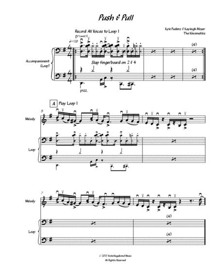 Push Pull By The Khromatiks For Electric Violin Loop Station Sheet Music