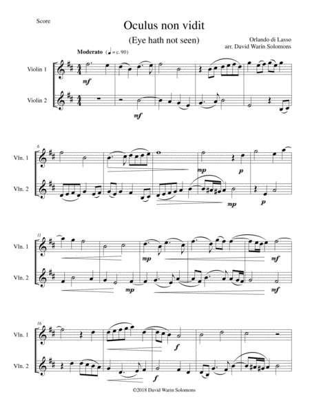 Quad Space Sheet Music