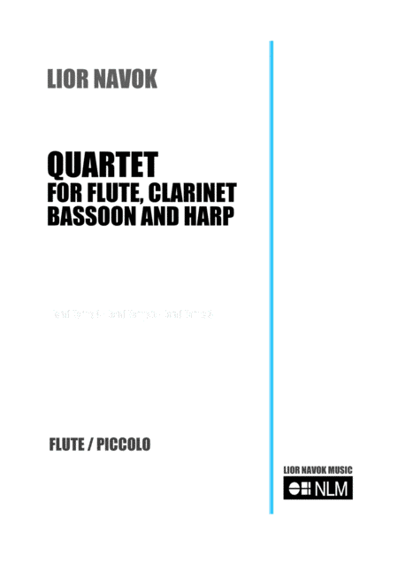 Free Sheet Music Quartet For Flute Clarinet Bassoon And Harp Set Of Parts