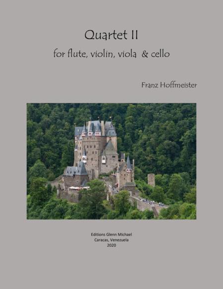 Quartet In D Minor For Flute Violin Viola Cello Sheet Music