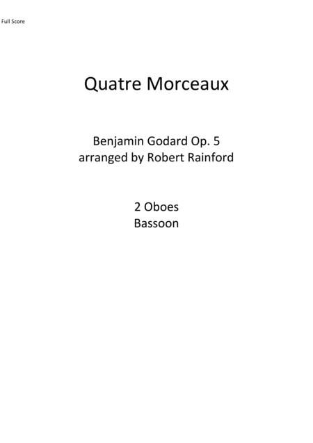 Quatre Morceaux Sheet Music