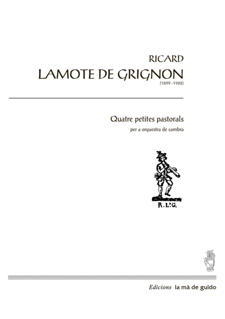 Free Sheet Music Quatre Petites Pastorals