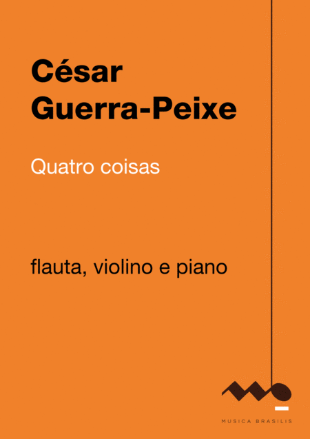 Quatro Coisas Sheet Music