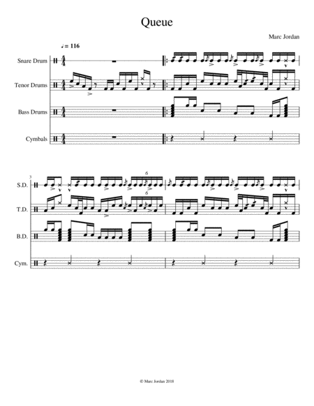 Queue Sheet Music