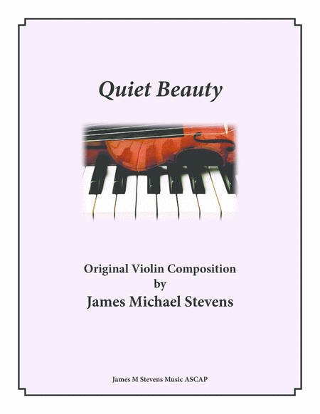 Quiet Beauty Violin Piano Sheet Music