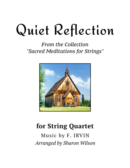 Quiet Reflection For String Quartet Sheet Music