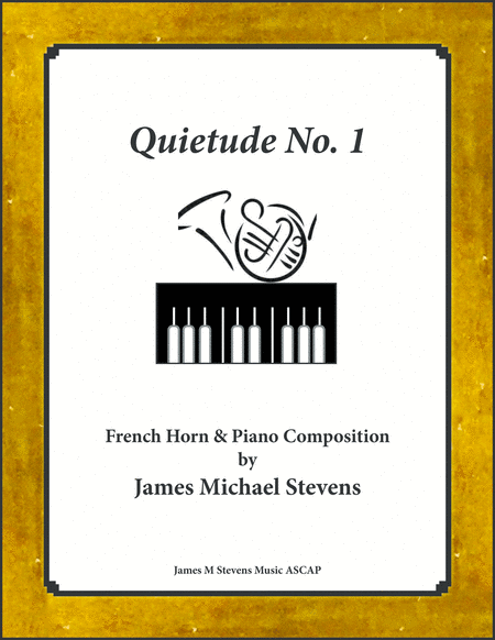 Quietude No 1 French Horn Piano Sheet Music