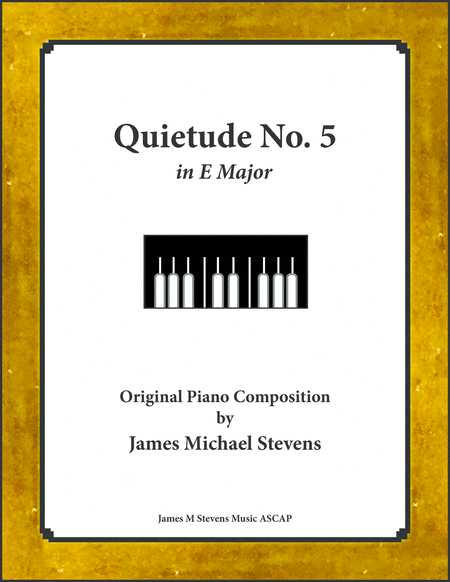 Quietude No 5 In E Major Sheet Music