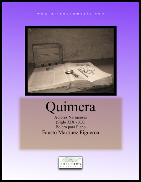 Quimera Bolero Para Piano Sheet Music