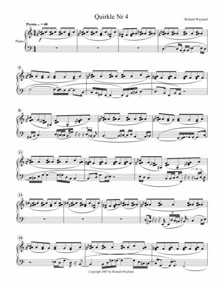 Free Sheet Music Quirkle Nr 4