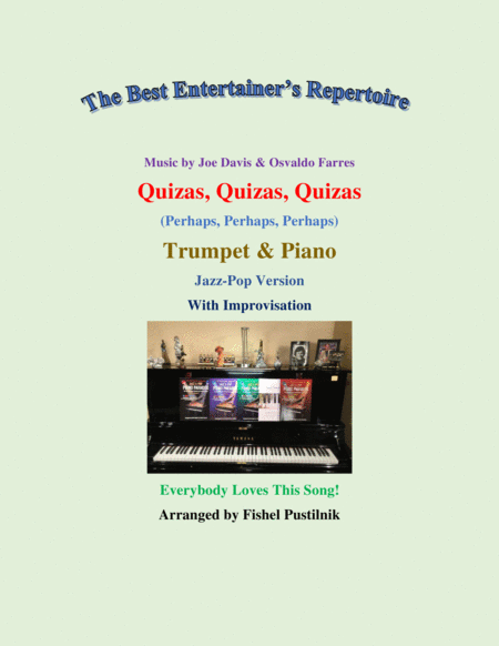 Free Sheet Music Quizs Quizs Quizs Perhaps Perhaps Perhaps For Trumpet And Piano With Improvisation