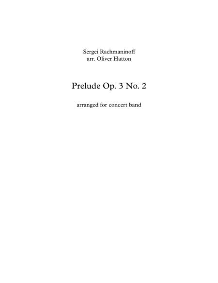 Free Sheet Music Rachmaninoff Prelude In C Sharp Minor Wind Concert Band
